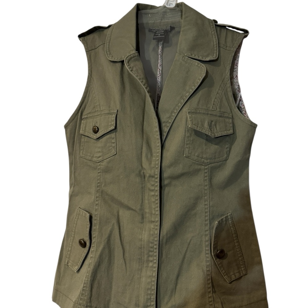 Stussy Khaki Sleeveless Vest